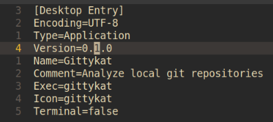gittykat desktop entry example